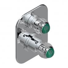 THG A8M-5500BE-F05 - Trim for thg thermostat with 2-way diverter, rough part supplied with fixing box ref. 5 500AE/US