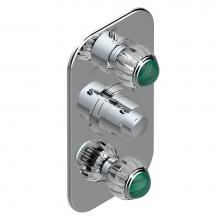 THG A8M-5540BE-F05 - Trim for thg thermostat with 2-way diverter and on/off control, rough part supplied with fixing bo