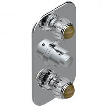 THG A8R-5400BE - A8R-5400BE - Trim For Thg Thermostatic Valve 2 Volume Controls Ref. 5400Ae/Us