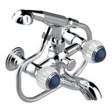 THG A8S-13B/US - A8S-13B/US - Exposed Tub Filler With Cradle Handshower Wall Mounted