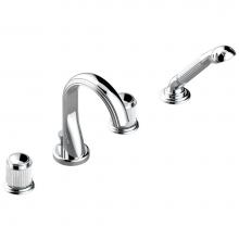 THG A9B-112BUS - A9B-112BUS - Deck Mounted Tub Filler With Diverter Spout And Handshower 3/4'' Valves