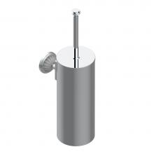 THG A9B-4720C-F05 - Metal toilet brush holder with brush with cover wall mounted