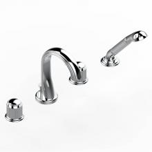 THG A9F-112BUS - A9F-112BUS - Deck Mounted Tub Filler With Diverter Spout And Handshower 3/4'' Valves