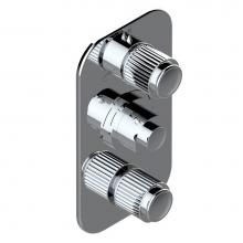 THG A9F-5540BE-F05 - Trim for thg thermostat with 2-way diverter and on/off control, rough part supplied with fixing bo