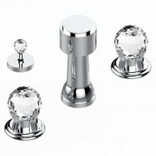 THG E53-207KA-A02 - Deck mounted 3-hole bidet with vertical spray, vacuum breaker and drain