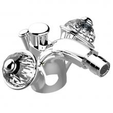 THG E53-3205/2US - E53-3205/2US - Single Hole Bidet Faucet Integral Diverter For Vertical Spray With Drain
