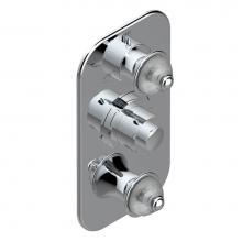 THG E53-5540BE-F05 - Trim for thg thermostat with 2-way diverter and on/off control, rough part supplied with fixing bo