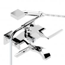 THG G04-13B/US - G04-13B/US - Exposed Tub Filler With Cradle Handshower Wall Mounted