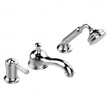 THG G08-113BGUS - G08-113BGUS - Deck Mounted Tub Filler Single Control With Diverter Spout And Handshower 3/4'&