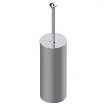 THG G24-4700C-F05 - Metal toilet brush holder with brush with cover floor mounted