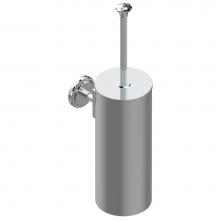 THG G14-4720C-F05 - Metal toilet brush holder with brush with cover wall mounted