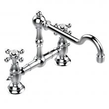 THG G25-159/US-F05 - Exposed lavatory or kitchen faucet 8'' ctc, 2-hole, less drain