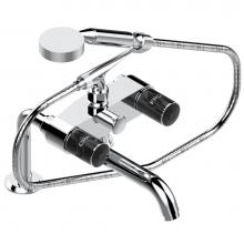 THG G2L-13G/US - G2L-13G/US - Exposed Tub Filler With Cradle Handshower Deck Mounted