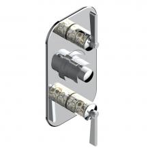 THG G2P-5400BE - G2P-5400BE - Trim For Thg Thermostatic Valve 2 Volume Controls Ref. 5400Ae/Us