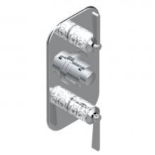 THG G2S-5400BE - G2S-5400BE - Trim For Thg Thermostatic Valve 2 Volume Controls Ref. 5400Ae/Us