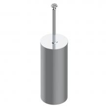 THG G31-4700C-F05 - Metal toilet brush holder with brush with cover floor mounted