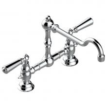 THG G3M-159/US-F05 - Exposed lavatory or kitchen faucet 8'' ctc, 2-hole, less drain