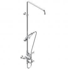 THG G3M-64TRCD/US - G3M-64TRCD/US - Exposed Thermostatic Shower Mixer 2 Volume Controls Column And Handshower On Cradl