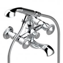 THG G47-13B/US - G47-13B/US - Exposed Tub Filler With Cradle Handshower Wall Mounted