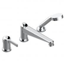 THG G58-113BSGUS - G58-113BSGUS - Deck Mounted Tub Filler Single Control With Diverter Super Goliath Spout And Handsh