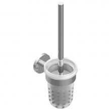 THG G5B-4722-A02 - WALL MOUNTED TOILET BRUSH W/ GLASS HOLDER