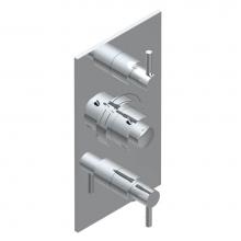 THG G5B-5400BE-F05 - Trim for THG thermostatic valve 2 volume controls, rough part supplied with fixing box ref. 5 400A