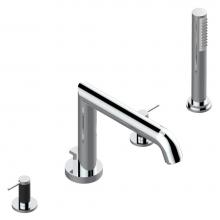 THG G5D-112BSGBBUS - G5D-112BSGBBUS - Deck Mounted Tub Set With Low Divertor Spout And Handshower 3/4'' Valve