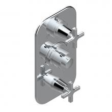 THG G69-5540BE-F05 - Trim for thg thermostat with 2-way diverter and on/off control, rough part supplied with fixing bo