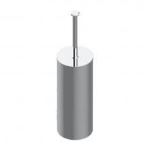 THG G7D-4700C-F05 - Metal toilet brush holder with brush with cover floor mounted