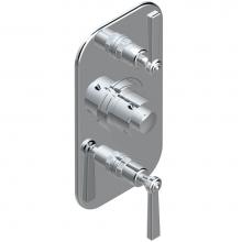 THG G7D-5400BE-F05 - Trim for THG thermostatic valve 2 volume controls, rough part supplied with fixing box ref. 5 400A