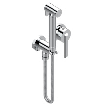 THG G8A-5840/MBG-A02 - Trim only for WC douche including: trigger spray, wall mounted single lever mixer, reinforced hose