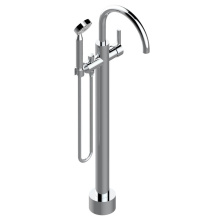 THG G8B-6508S-A02 - Free-standing single lever bath mixer with handshower with Easyclean system