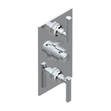 THG G8B-5400BE-A02 - Trim for THG thermostatic valve 2 volume controls, rough part supplied with fixing box ref. 5 400A