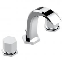 THG J17-151M/US - J17-151M/US - Widespread Lavatory Set With Drain For 1 1/4'' + Countertop
