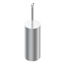 THG J17-4700C - J17-4700C - Metal Toilet Brush Holder With Brush With Cover Floor Mounted