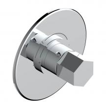 THG J17-5100BR-A02 - Trim for THG thermostatic valve, rough part supplied with fixing box ref. 5 200AE/US - Round plate