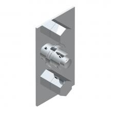 THG J17-5400BE-A08 - Trim for THG thermostatic valve 2 volume controls, rough part supplied with fixing box ref. 5 400A