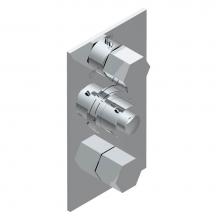 THG J17-5540BE-A08 - Trim for thg thermostat with 2-way diverter and on/off control, rough part supplied with fixing bo