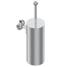 THG U1A-4720C-F05 - Metal toilet brush holder with brush with cover wall mounted