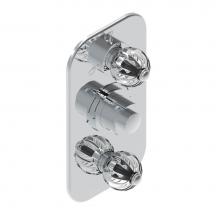 THG U1D-5540BE-F05 - Trim for thg thermostat with 2-way diverter and on/off control, rough part supplied with fixing bo