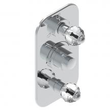 THG U1K-5540BE-F05 - Trim for thg thermostat with 2-way diverter and on/off control, rough part supplied with fixing bo