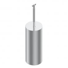 THG U2B-4700C-F05 - Metal toilet brush holder with brush with cover floor mounted