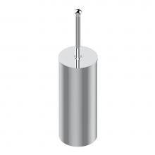 THG U4F-4700C-F05 - Metal toilet brush holder with brush with cover floor mounted