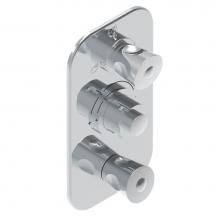 THG U3A-5540BE-A08 - Trim for thg thermostat with 2-way diverter and on/off control, rough part supplied with fixing bo