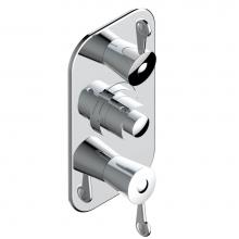 THG U3B-5400BE-A02 - Trim for THG thermostatic valve 2 volume controls, rough part supplied with fixing box ref. 5 400A