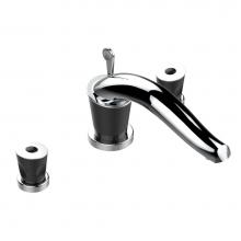 THG U3E-25SGUS-A08 - Roman tub set with 3/4'' valves