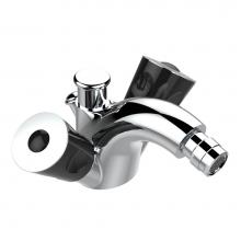 THG U3E-3205/2US - U3E-3205/2US - Single Hole Bidet Faucet Integral Diverter For Vertical Spray With Drain