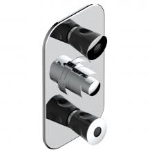 THG U3E-5400BE - U3E-5400BE - Trim For Thg Thermostatic Valve 2 Volume Controls Ref. 5400Ae/Us