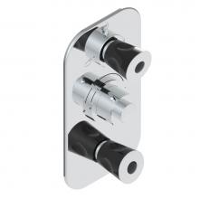 THG U3E-5540BE-A08 - Trim for thg thermostat with 2-way diverter and on/off control, rough part supplied with fixing bo