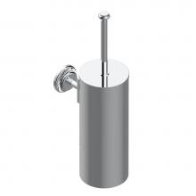 THG U4D-4720C-F05 - Metal toilet brush holder with brush with cover wall mounted